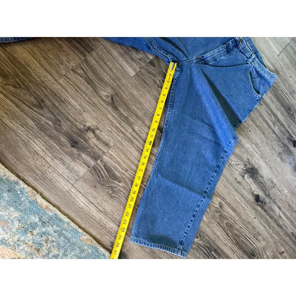 Wrangler Premium Relaxed Fit Jeans Men's 40x30 Blue Denim 9760WDR Straight Leg